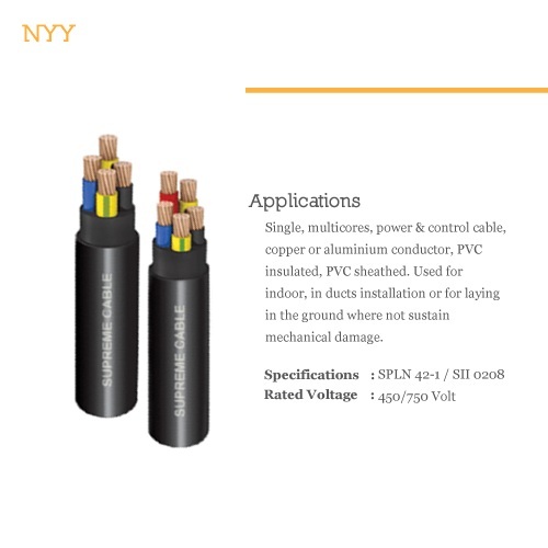 NYY 4x150 mm SUPREME  KABEL TUFUR 4 x 150  KABEL LISTRIK 4x150mm