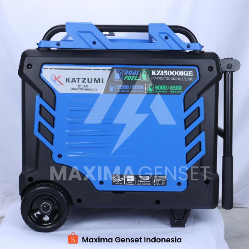 GENSET INVERTER - KATZUMI 9500 WATT - GENSET SILENT - GENSET BENSIN - GENSET GAS
