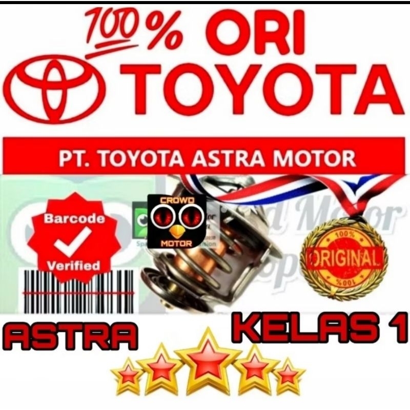 Thermostat AVANZA XENIA 2010-2011 ORI TOYOTA 100% ASTRA