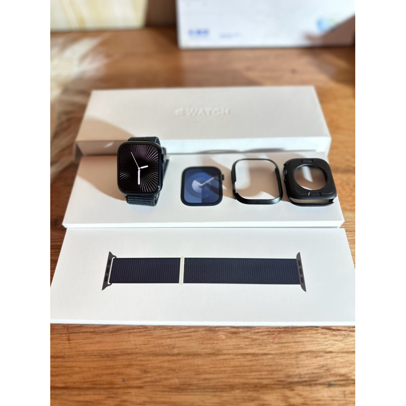 Apple Watch Series 9 45mm GPS, Midnight, Aluminium Case with Midnight Sport loop - S/M (second/bekas