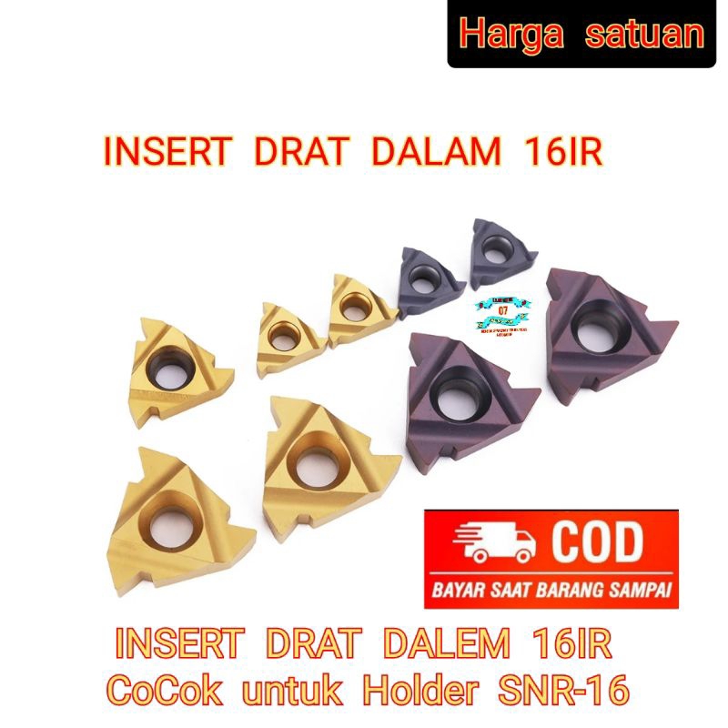 insert drat dalam 16ir ir16 pahat bubut dalam bukan insert drat luar er16 11ir