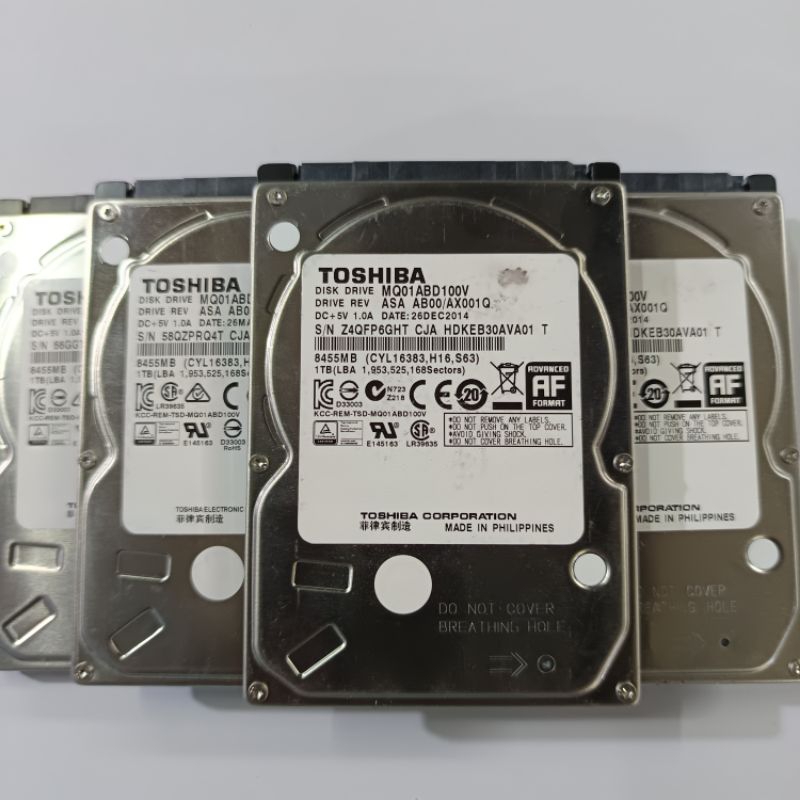 Hard disk hdd 1TB 1 TB Toshiba hardisk laptop SATA 2.5 inch original 5400 rpm