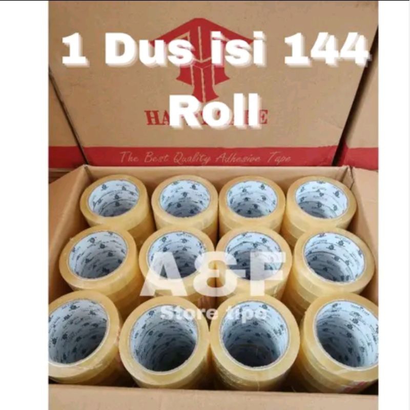 

isolasi/ selotip UK 24mm x 100 yard 1dus happy tape
