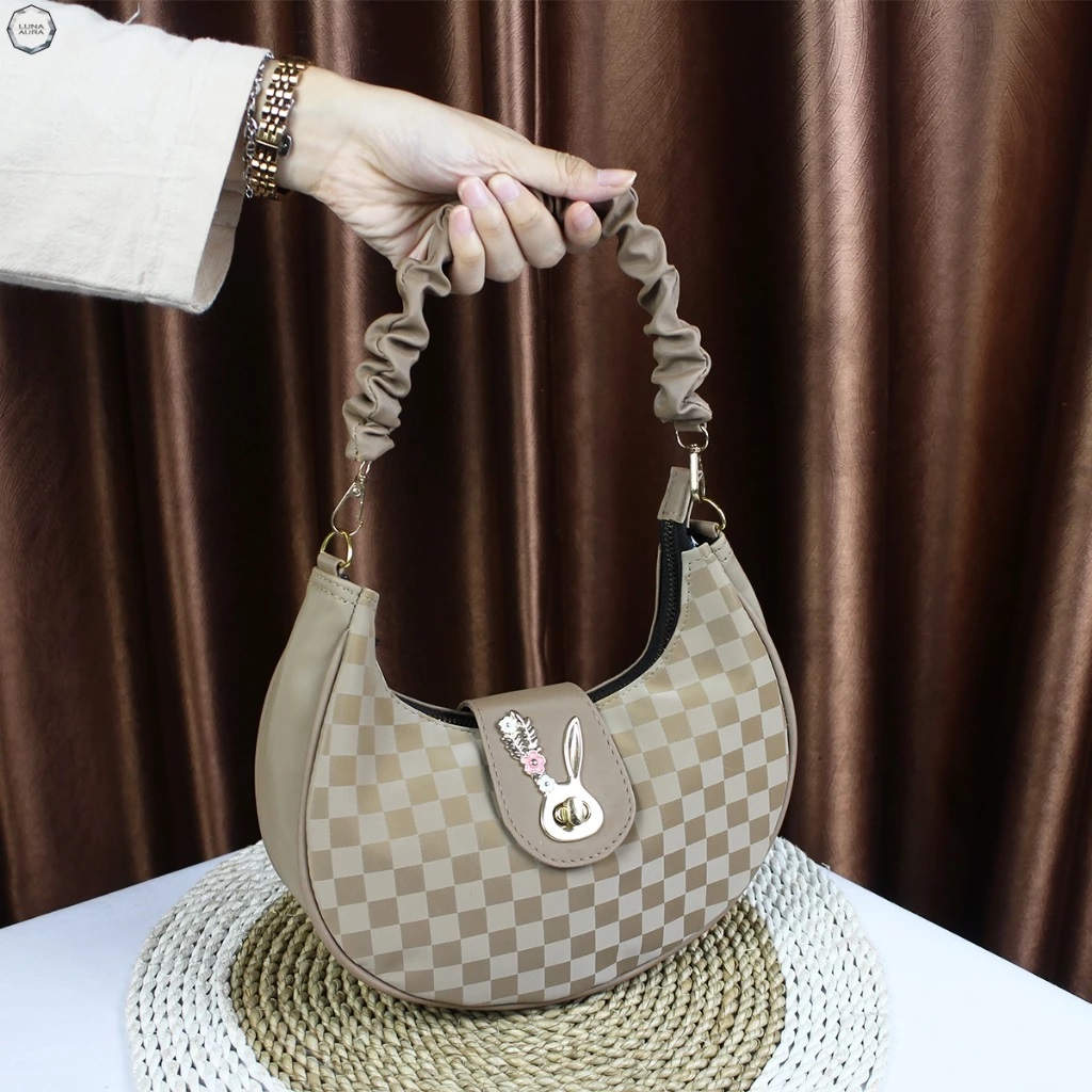 Tas LUNA AURA Wanita Cocoly Catur - Tas Selempang Bulan - Tas Tangan