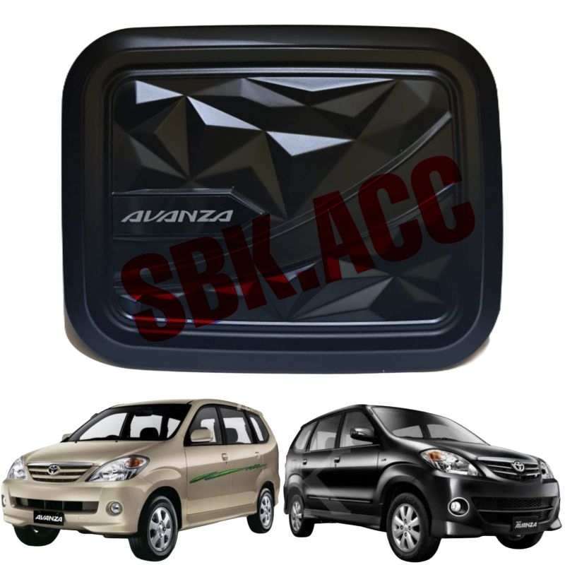 Tank Cover Avanza VVTI 2004 2005 2006 2007 2008 2009 2010 2011 Hitam/ Tutup Tangki Bensin Avanza Old
