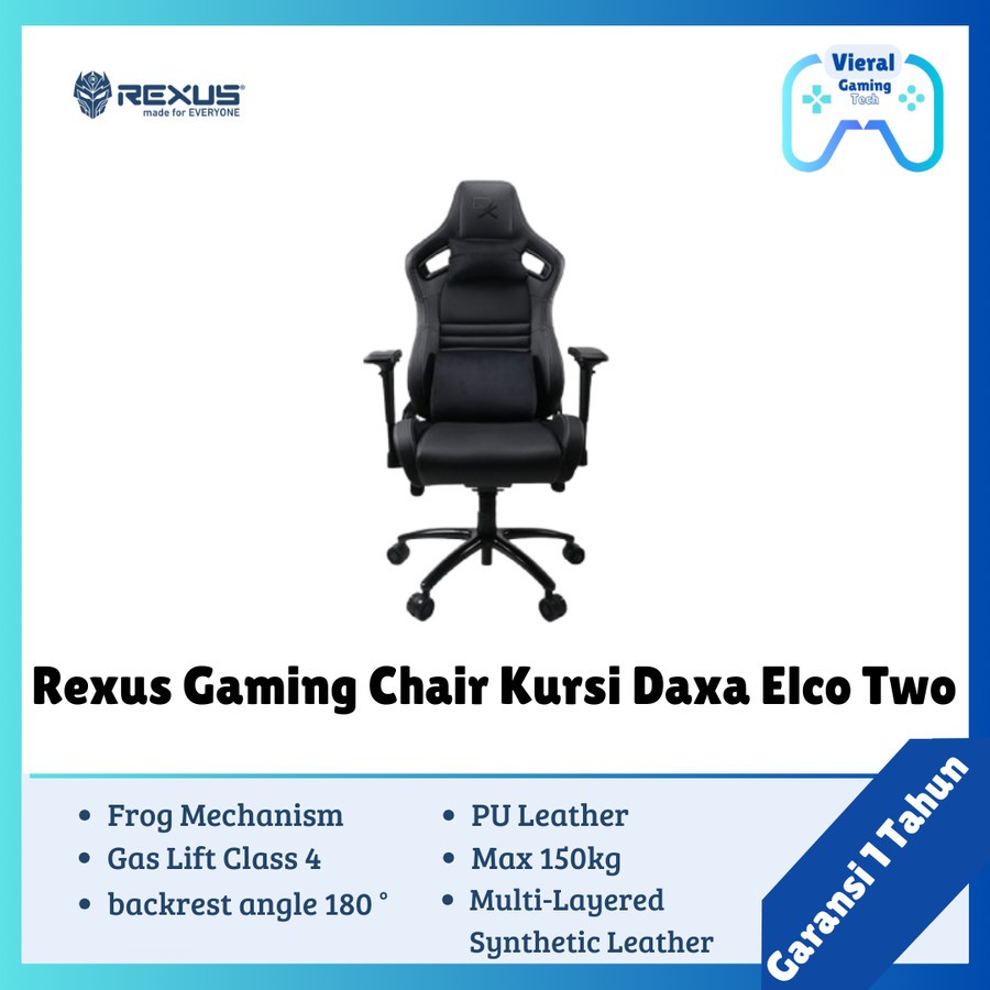 Rexus Gaming Chair Kursi Daxa Elco Two DX-EC2