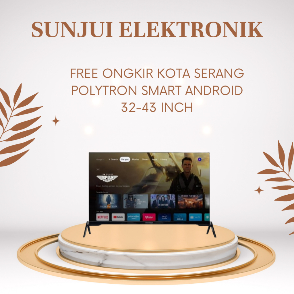 TV SMART ANDROID POLYTRON 32 INCH