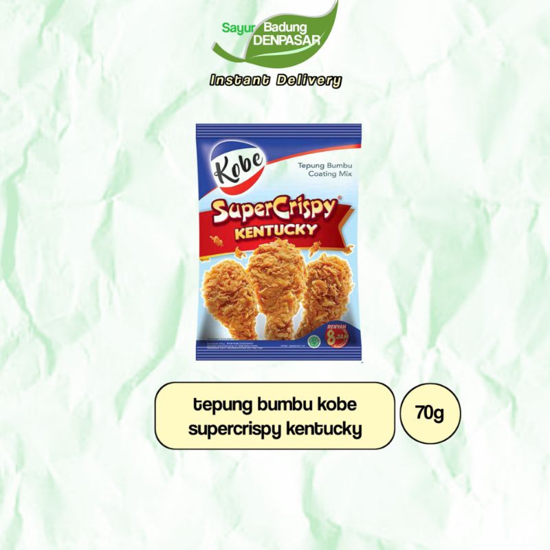 

Tepung Bumbu Kobe SuperCrispy Kentucky 70g - Sayur Badung