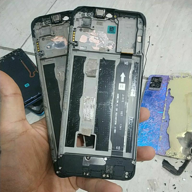 frame FULSET bekas original Vivo y15s