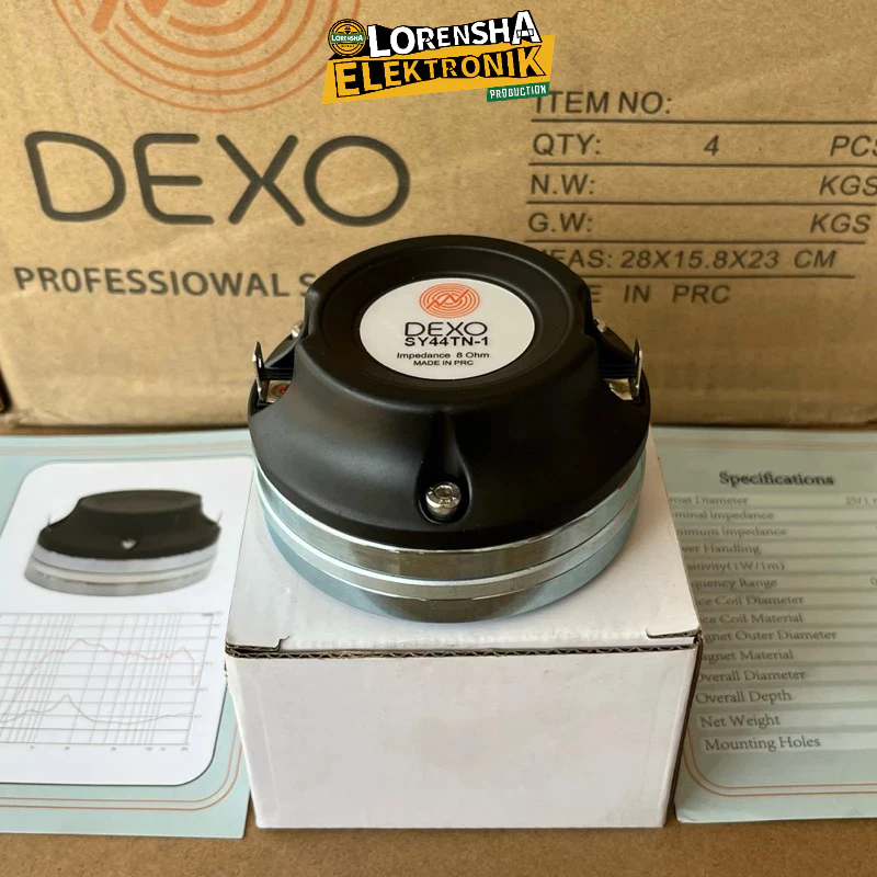 Driver Tweeter DEXO SY44TN-1 NEO Original Tweeter Neodymium