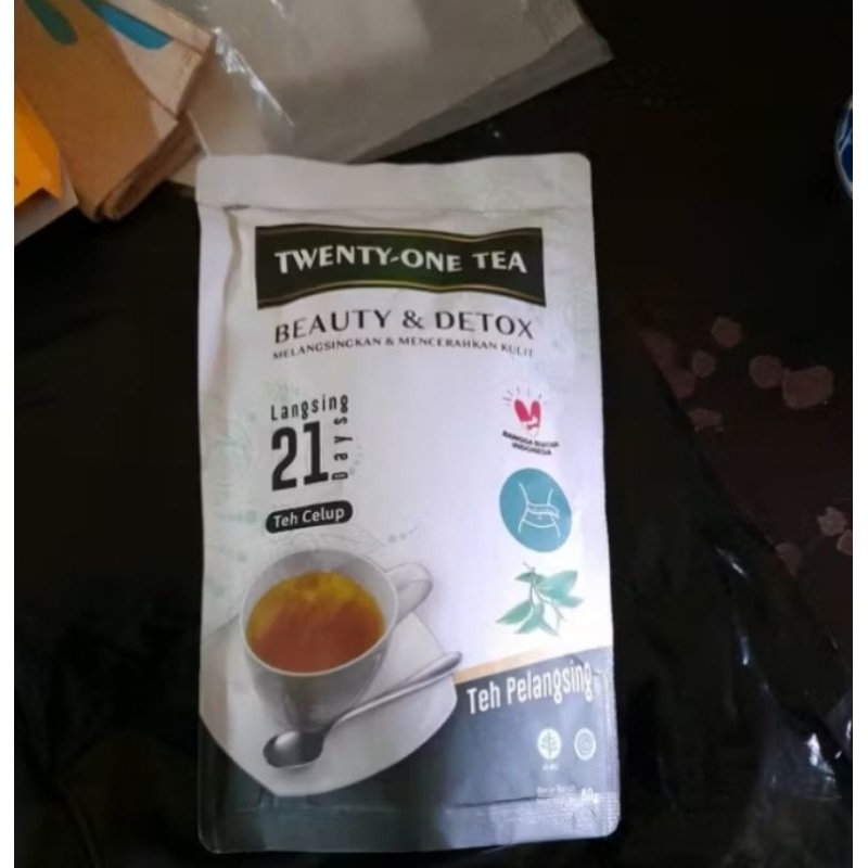 

twenty one teh pelangsing beauty detox