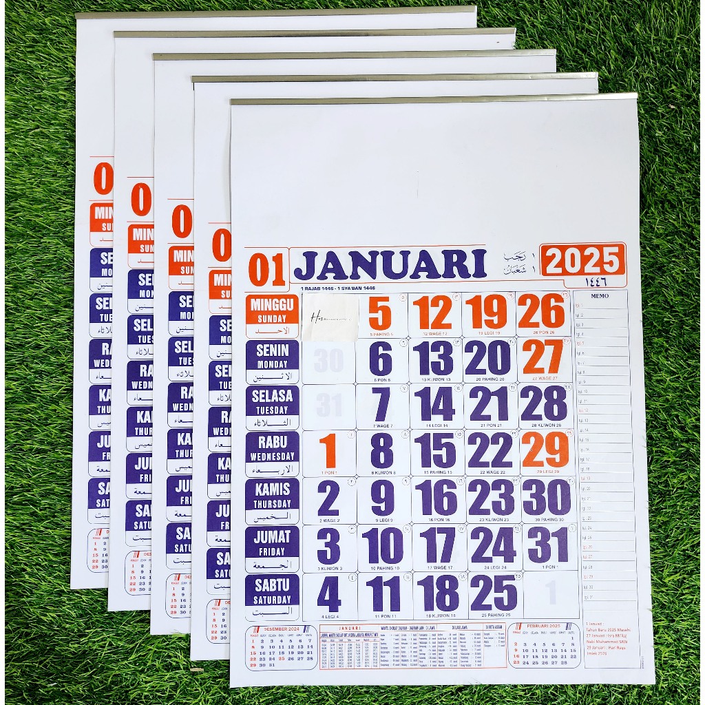 

KALENDER KERJA STANDART TAHUN 2025 / KALENDER DINDING TAHUN 2025 MURAH