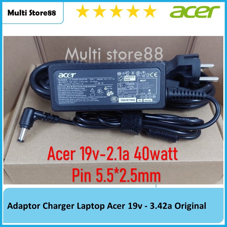 Adaptor Charger Laptop Acer Z3 Z3-451 Z3-451/8 ( 19V - 2.1A ) - BARU