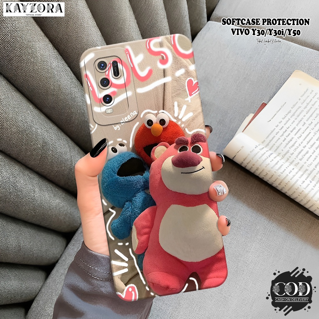 Case VIVO Y30 / Y30i / Y50 Terbaru Fashion Case Kartun Casing VIVO Y30 / Y30i / Y50 Silikon Pro Came
