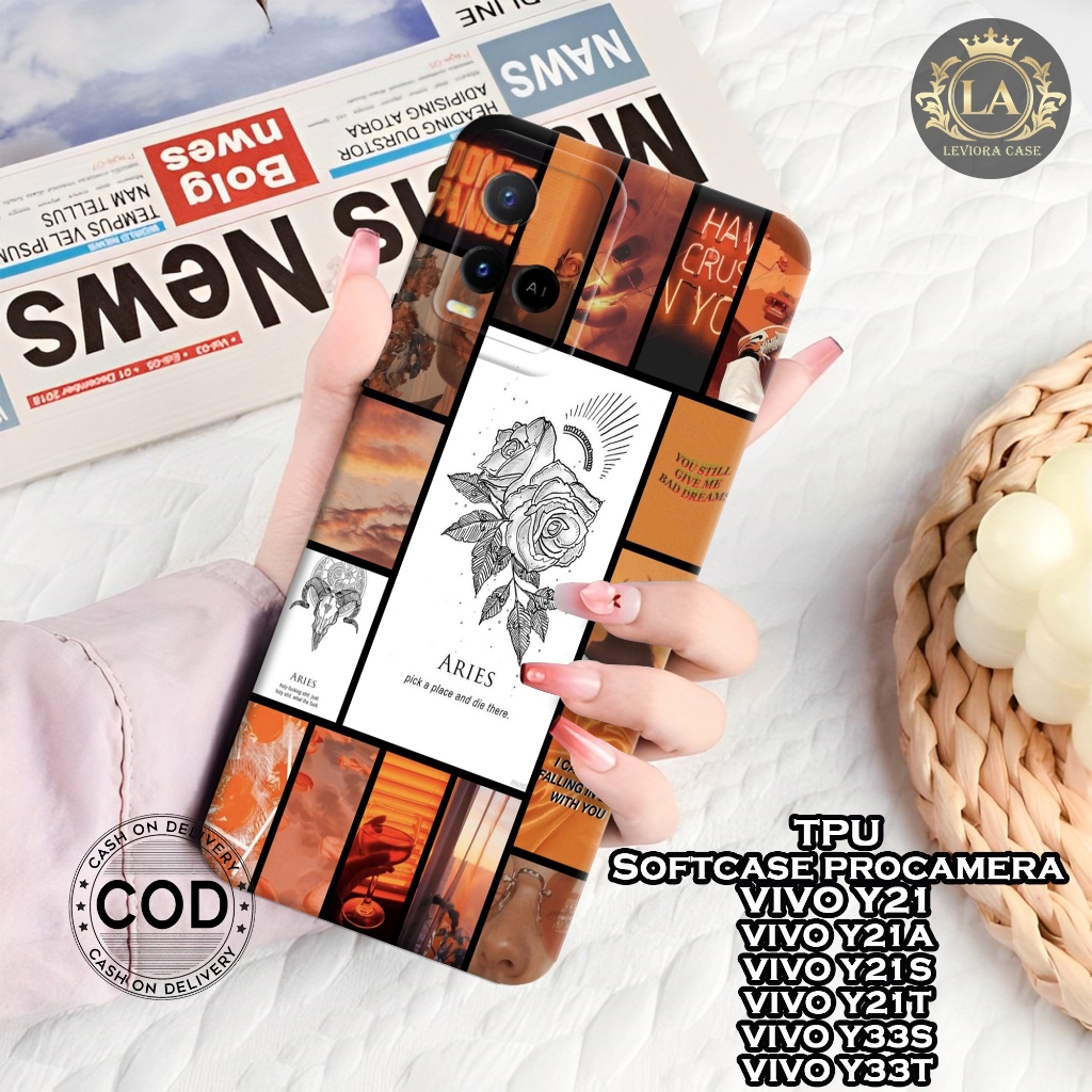 Case VIVO Y21/Y21A/Y21S/Y21T/Y33S/Y33T - Fashion Case Zodiak - Softcase VIVO Y21/Y21A/Y21S/Y21T/Y33S