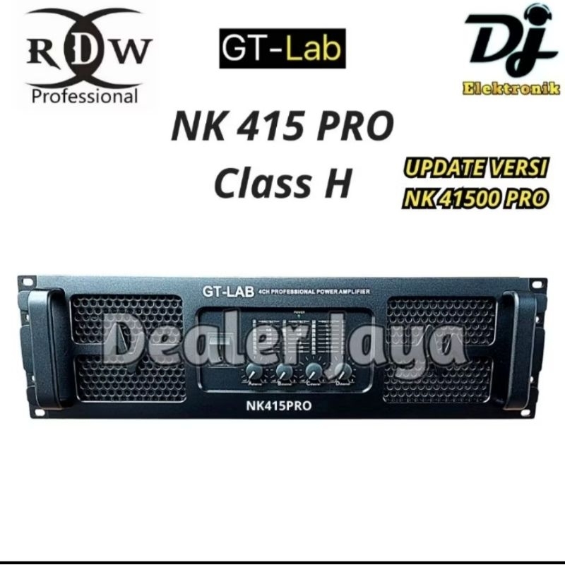 Power Amplifier GT LAB NK 415 / 41500 PRO - RDW