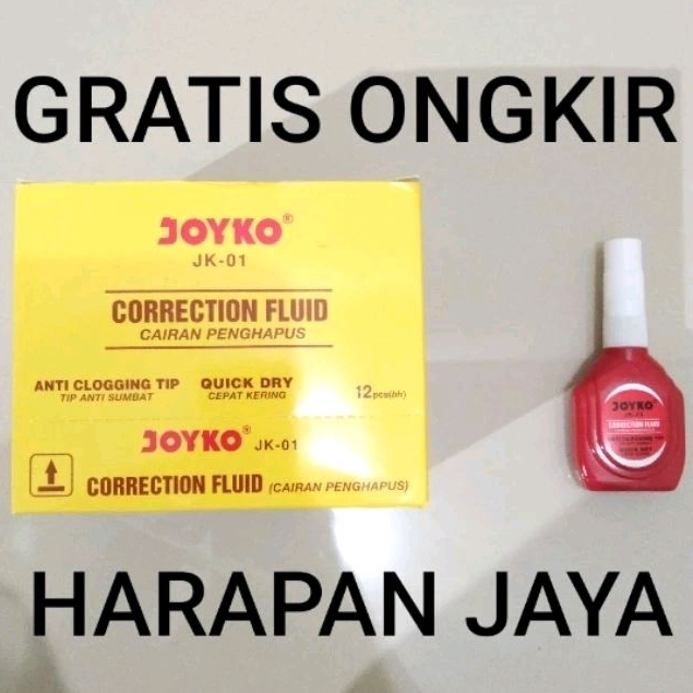 

Tipp Ex Cairan Koreksi JK-01 JOYKO