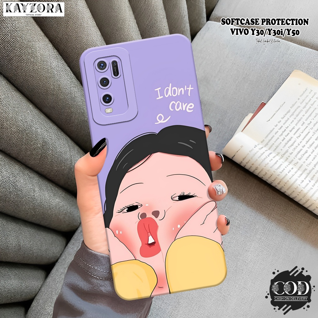 Case VIVO Y30 / Y30i / Y50 Terbaru Fashion Case Kartun Casing VIVO Y30 / Y30i / Y50 Silikon Pro Came