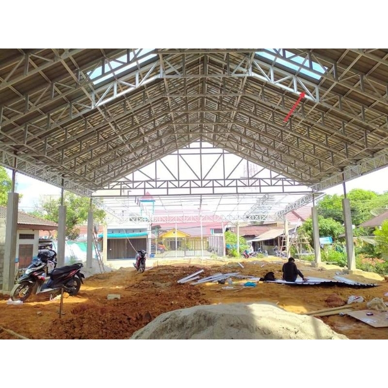 Baja ringan Atap gudang/pabrik. Atap green house. Atap kandang peternakan dll ✓