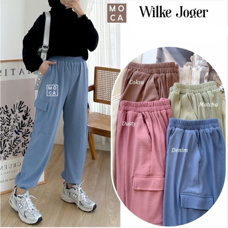 Celana Jogger Cargo Wanita Cringkle Premium Jumbo / Jogger Pants / Celana Wanita Panjang Jogger / Ce