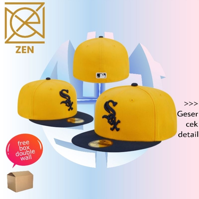 Snapback Fitted Sox / Topi Fitted Sox Impor/Topi Sox