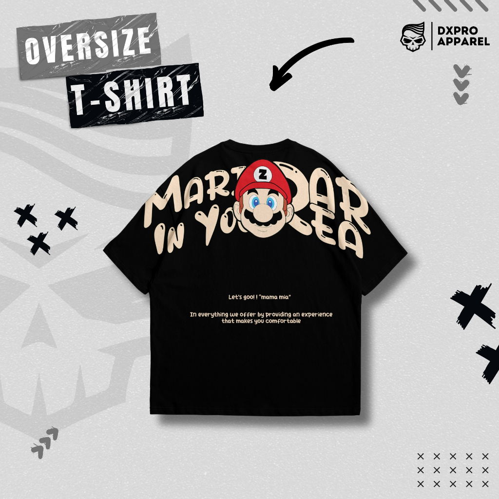 Kaos T-Shirt  Super MARIO AREA ZEPHYRS