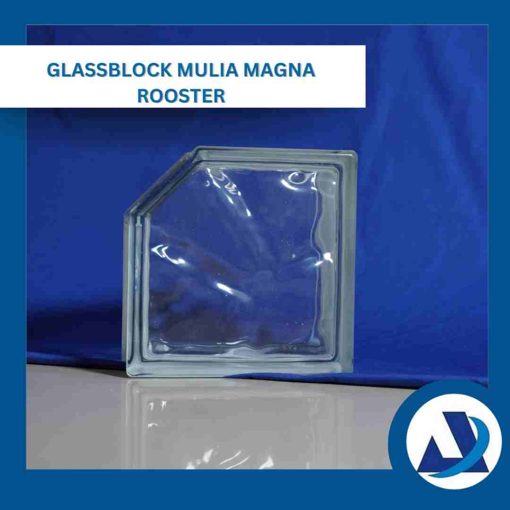 Glassblock Mulia Magna Rooster