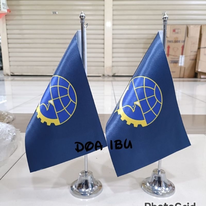 

best seller bendera logo Dinas Perhubungan+tiang stenlis meja