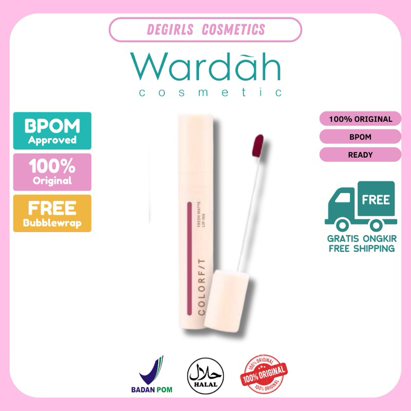 WARDAH Colorfit Last All Day Lip Paint | Lip Paint Wardah | ORIGINAL BPOM