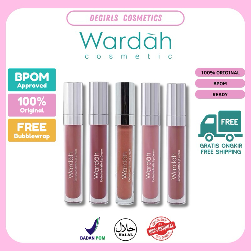 WARDAH Exclusive Matte Lip Cream | Lip Matte Wardah | ORIGINAL BPOM