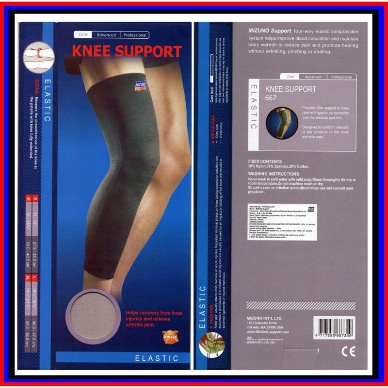 KNEE SUPORT LONG/PELINDUNG LUTUT/ DEKER LUTUT PANJANG BETIS PAHA