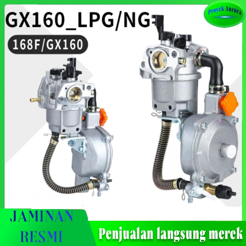 [Flash Sale]GX160 Karburator Alat Gas Conventer Gas karburator fcr karburator pwm untuk GX160 168F 1
