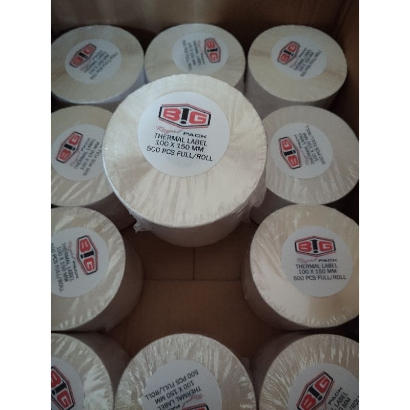 

thermal label 100 x 150 mm 500 pcs full/roll