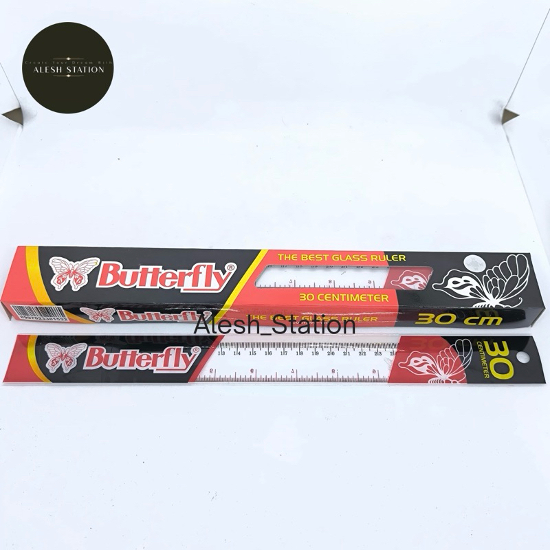 

Butterfly Penggaris Plastik 30 CM Original