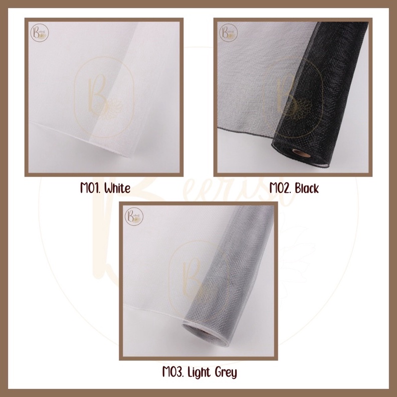 

Kes Jaring Buket Bunga 1 Roll Korean Jaring Roll Mesh Tile Polynet Flower Wrapg Paper Pembungkus Buket Bunga M