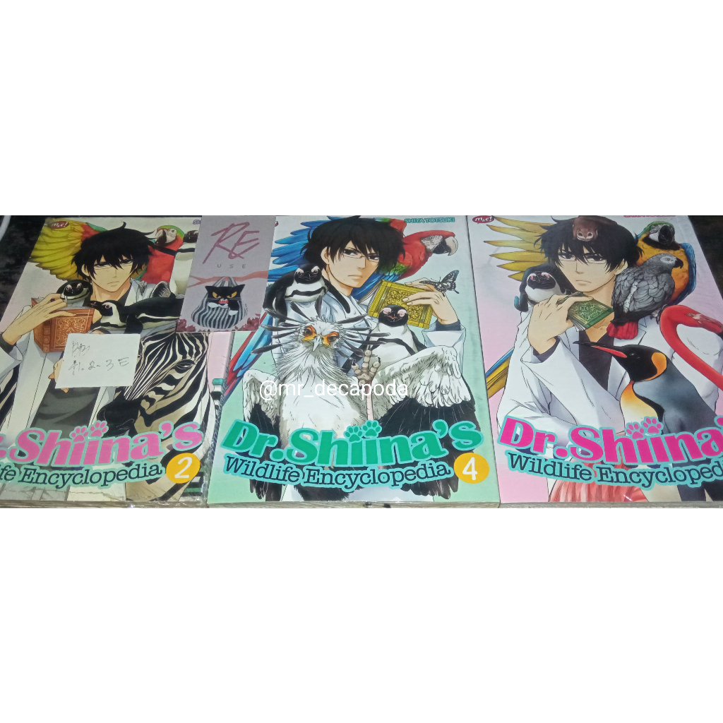 komik Dr Shiina`S Wildlife Encyclopedia 2,4,5 set Kino's Journey: The Beautiful World 1-3 king's det