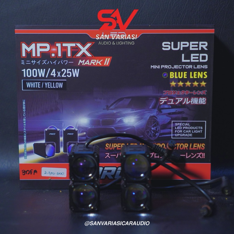 MINI PROJIE PRO7 MP.1TX Mark II / PRO7 MP1TX Mark 2 Blue Lens 4X25W / PRO7 MP1TX Mark 2