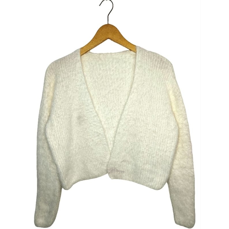 Cardigan Anggora White