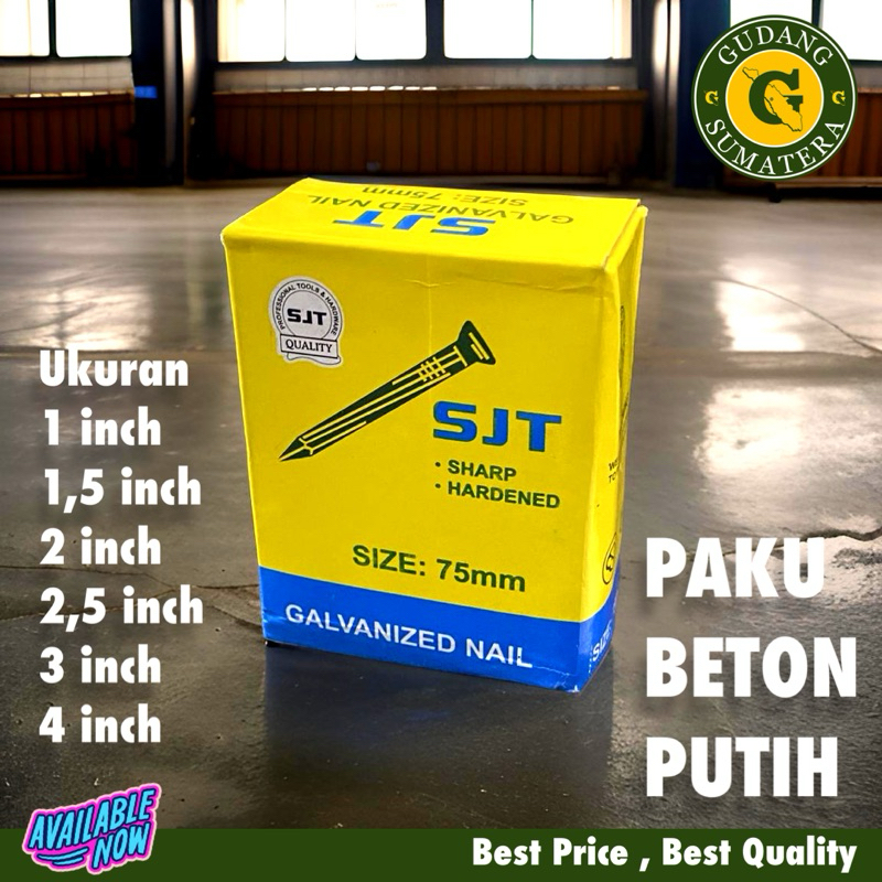 PAKU BETON PUTIH SJT / PAKU TEMBOK SJT