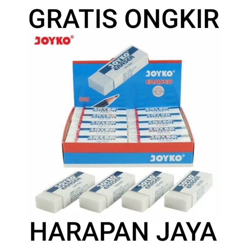 

Penghapus Besar Putih 526 B20 JOYKO Per Pak ( ISI 20 PCS )