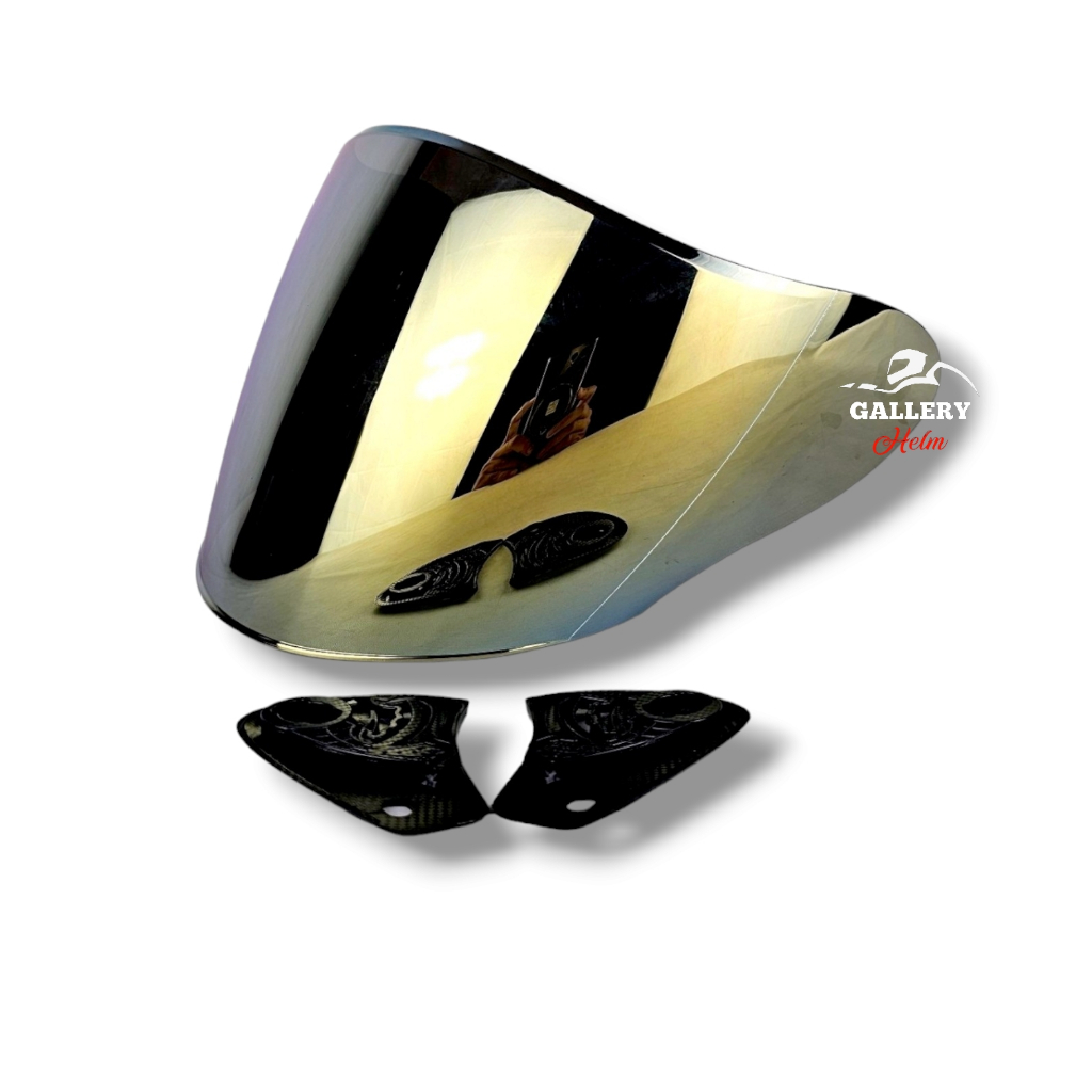 VISOR KYT KYOTO IRIDIUM / KACA HELM KYT KYOTO GOLD