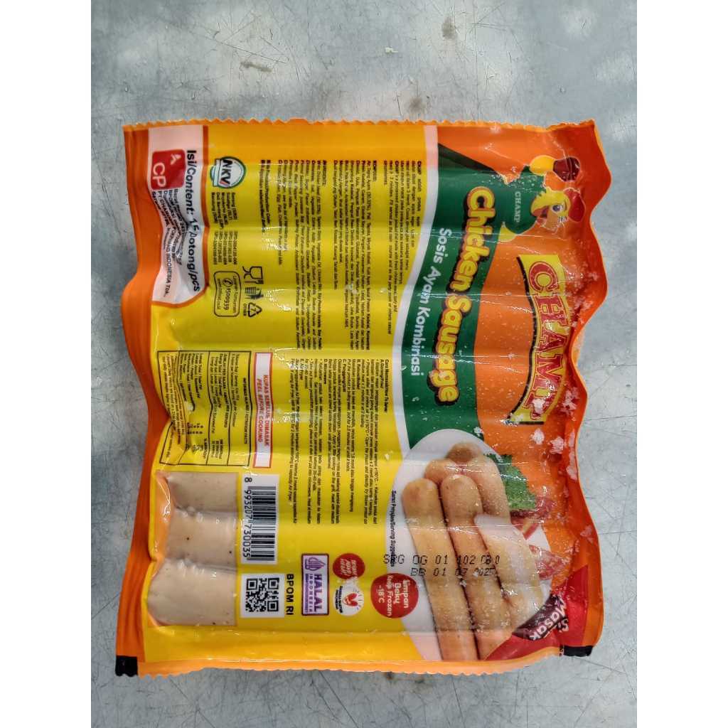 

CHAMP SOSIS AYAM 375gr (Chicken Sausages)