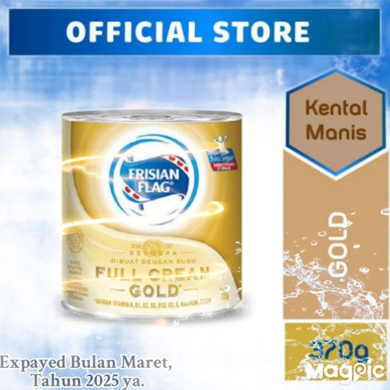

Susu Kaleng Frisian Flag Dibuat Dengan Susu Full Cream Gold Kemasan 370 Gram
