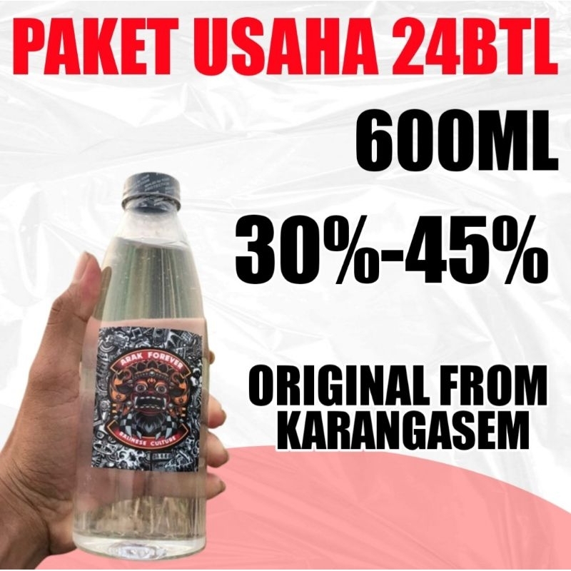 

PAKET USAHA ( BOTOL CANTIK ) minuman khas bali asli karangasem no 1