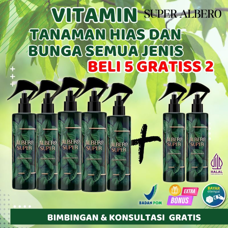 VITAMIN NUTRISI TAMAMAN HIAS SEMUA JENIS - PUPUK SEMPROT AMPUH MENYEHATKAN MENYUBURKAN TANAMAN HIAS
