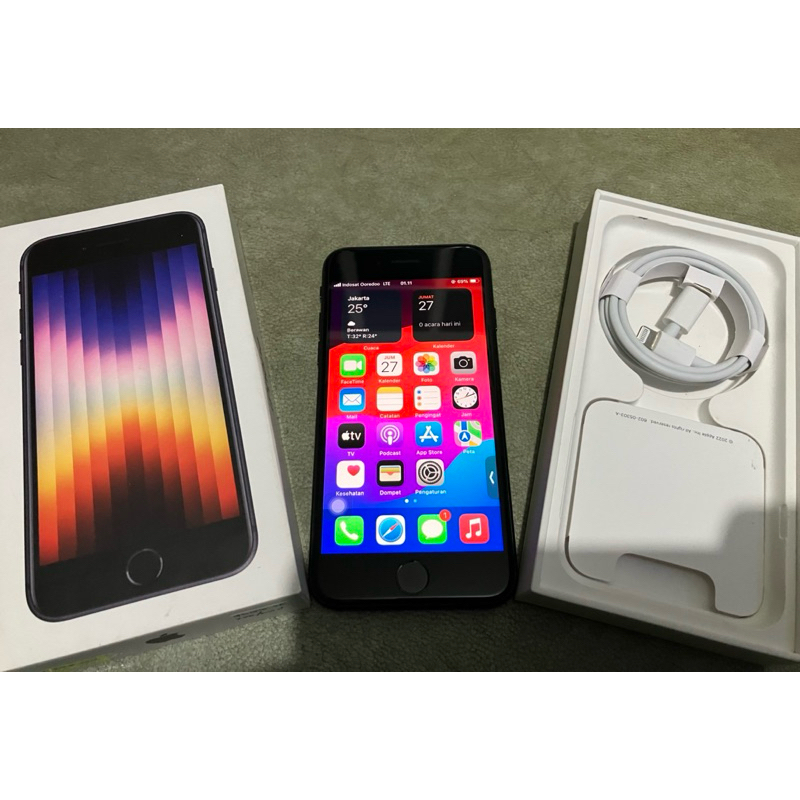 Iphone SE 2022 256gb Black Ibox / Iphone SE 3 2022 256gb Black Ibox