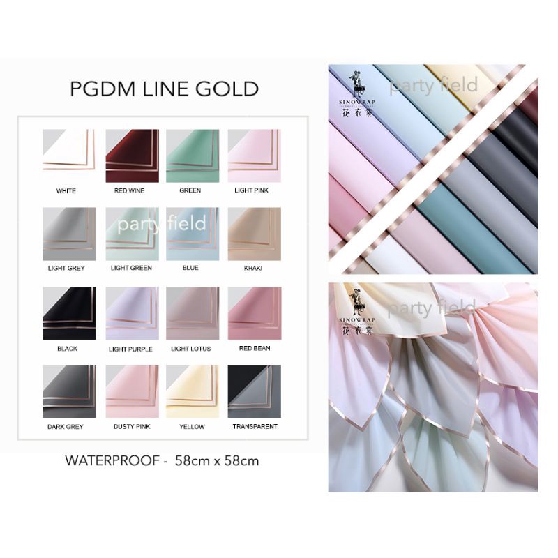 

1PAK2PCS PGDM kes buket bunga flower bouquet wrapg paper