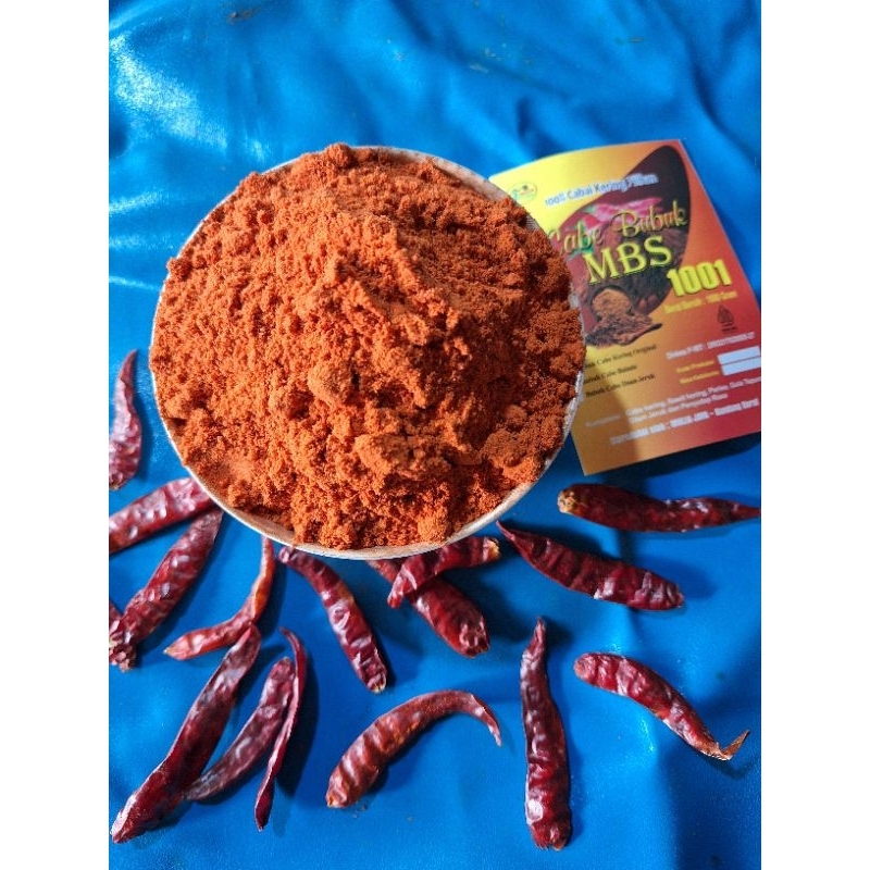 

cabe bubuk halus AIDA merah terbuat dari cabe alami super pedas (100gr)