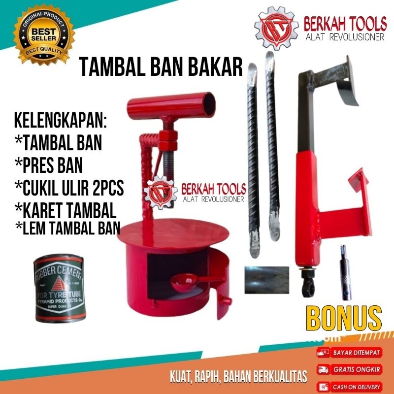 TERMURAH Tambal ban bakar sepeda motor ALAT TAMBAL BAN BAKAR