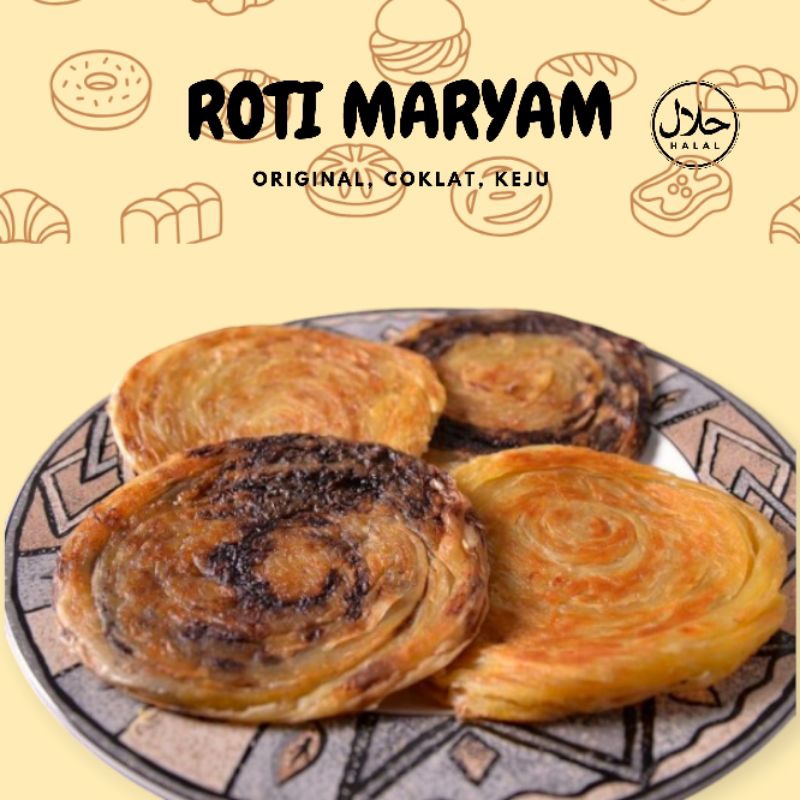 

ROTI MARYAM ISI 10 | ORIGINAL, COKLAT, KEJU